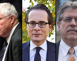 Christoph Blocher und seine journalistischen Helfershelfer Roger Köppel und Urs Paul Engeler